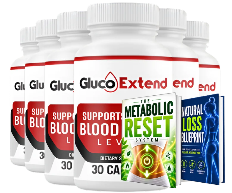 Gluco Extend 6 Bottles package